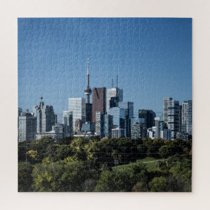Toronto Skyline Von Riverdale Park Nr. 8 Farbe Puzzle