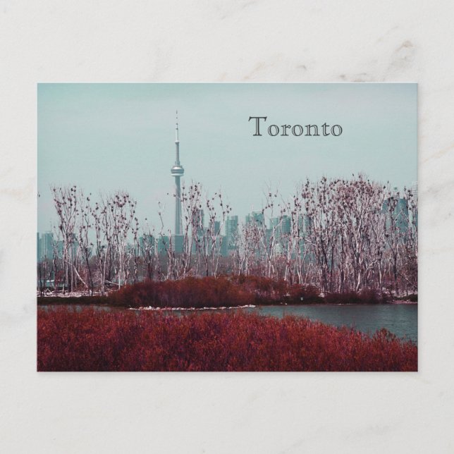 Toronto Spring Skyline Postkarte (Vorderseite)