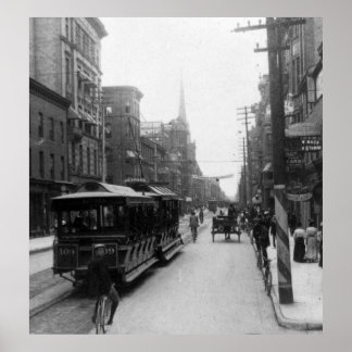Toronto Street Scene, 1900 Poster
