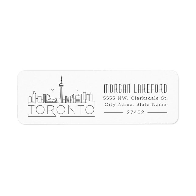 Toronto Stylized Skyline | (Vorne)