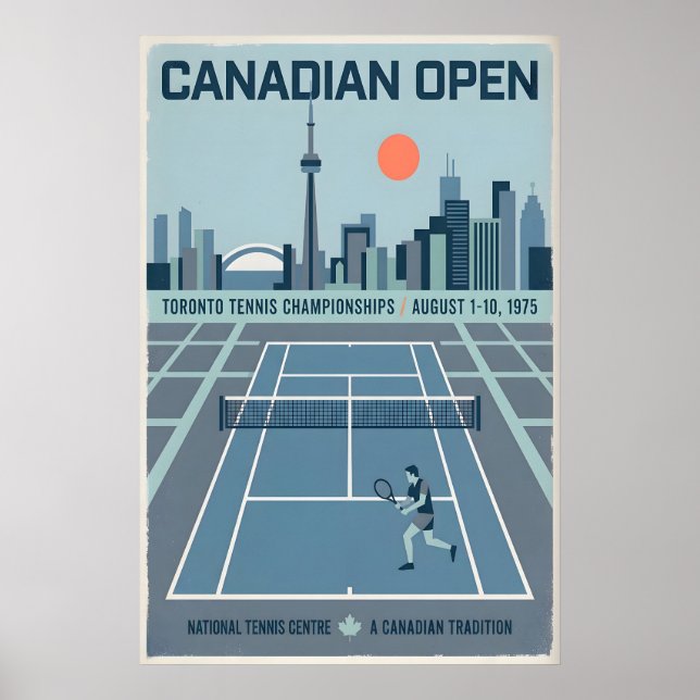 Toronto Tennistradition Poster (Vorne)