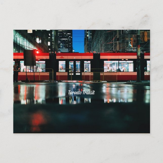 Toronto Transit Postkarte (Vorderseite)