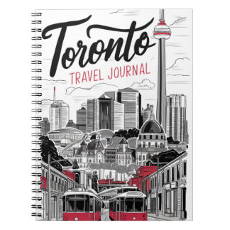 Toronto Travel Journal Notizblock