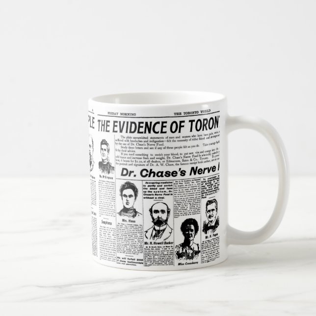 Toronto - Vintage Zeitung Tasse (Rechts)
