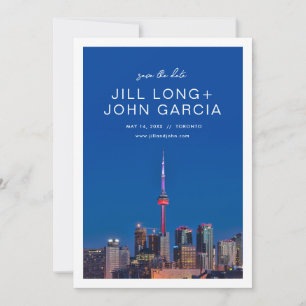 Toronto Wedding Save the Date Einladung