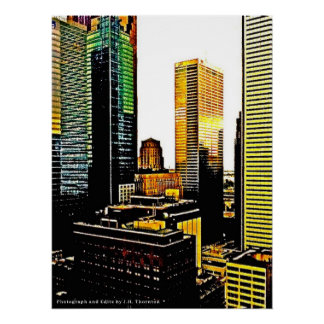Toronto Wolkenkratzer Poster