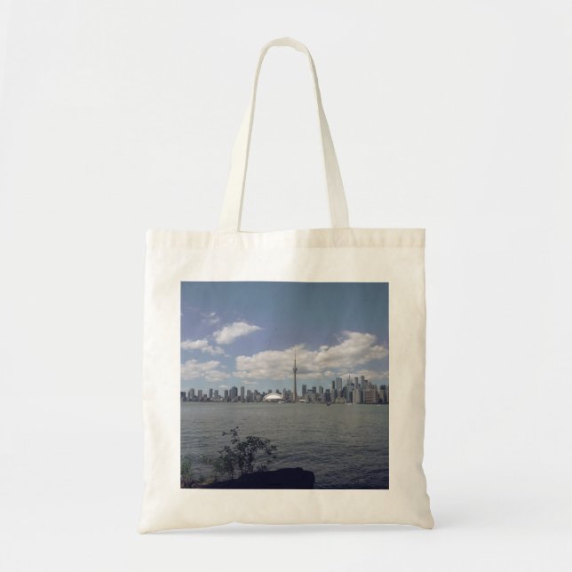 Torontoskyline-Leinwand-Taschen-Tasche Tragetasche (Vorne)