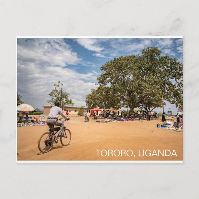 Tororo Uganda Market Travel Postcard Postkarte (Vorderseite)