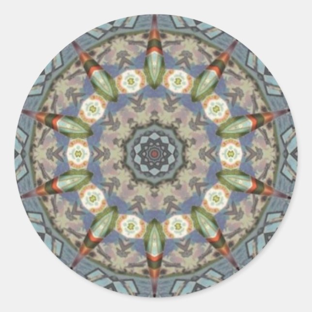 Torpedo mandala Sticker (Vorderseite)