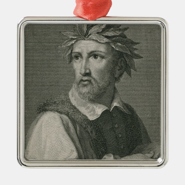 Torquato Tasso 'von der Galerie der Porträts Ornament Aus Metall (Vorne)