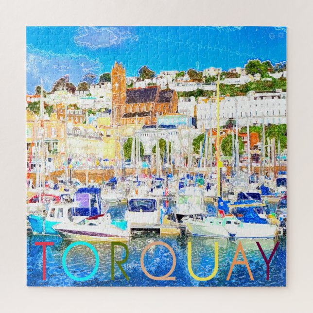 Torquay, Devon, Großbritannien Puzzle (Vertikal)