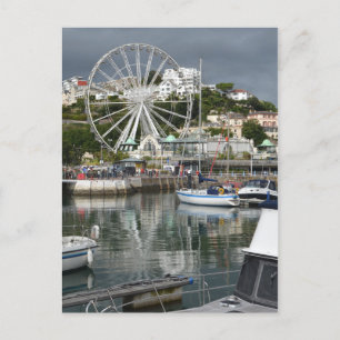 Torquay Ferris Wheel, Devon, England Postcard Postkarte