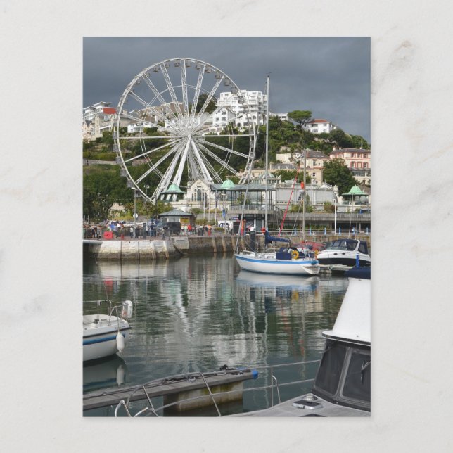 Torquay Ferris Wheel, Devon, England Postcard Postkarte (Vorderseite)