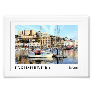 Torquay Marina, Englische Riviera, Devon Fotodruck