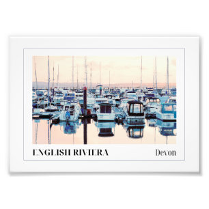 Torquay Marina, Englische Riviera, Devon Fotodruck