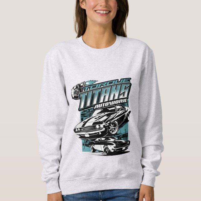 TORQUE TITANS AUTOWORKS - USA LEGEND CARS SWEATSHIRT (Vorderseite)