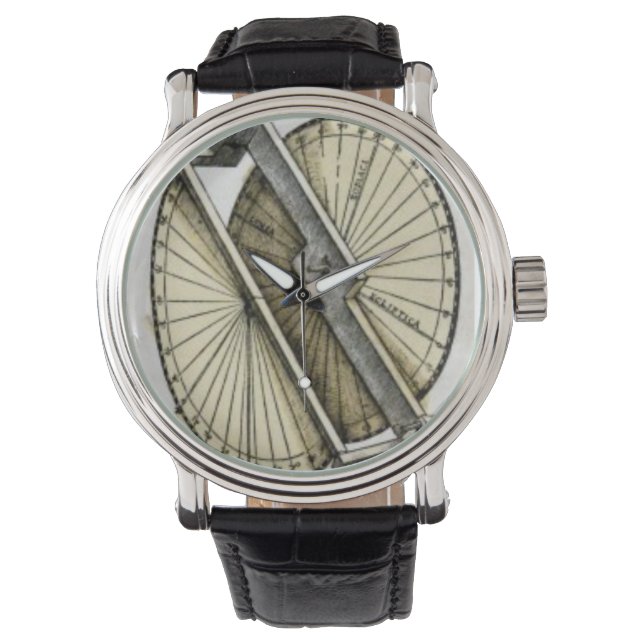 Torquetum Illustration Armbanduhr (Vorderseite)