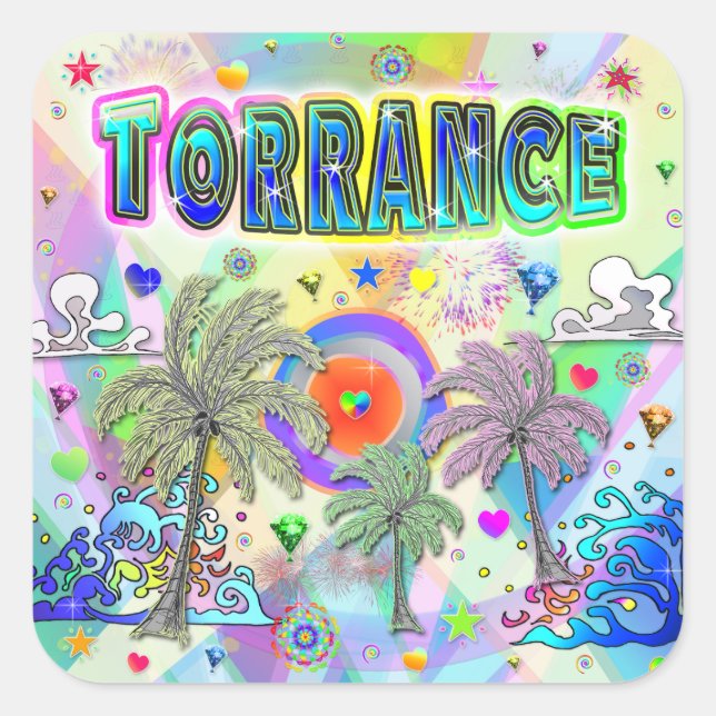 Torrance Deep Dream Sticker (Vorderseite)