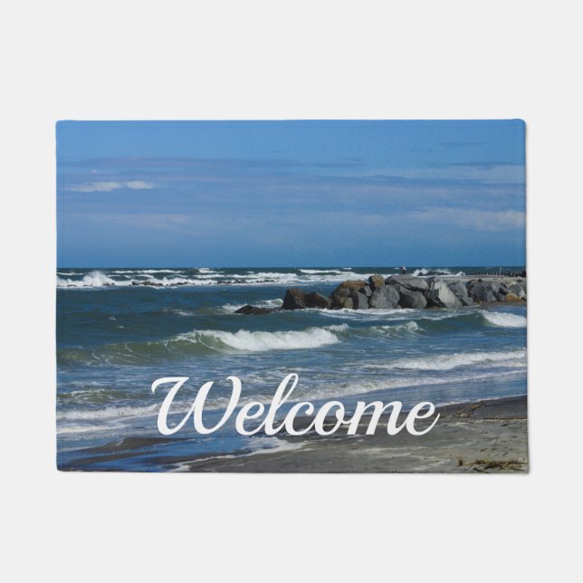 Torre Beach Atlantic Willkommen Doormat Fußmatte (Vorderseite)