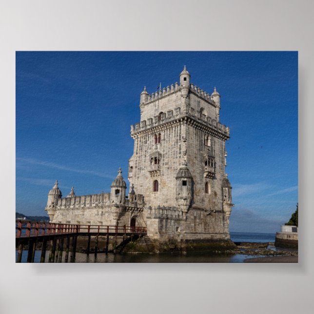 Torre de Belem in Lisbon Poster (Vorne)