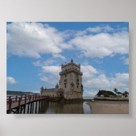 Torre de Belem in Lissabon Poster