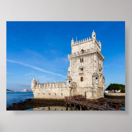 Torre de Belém in Lissabon Poster
