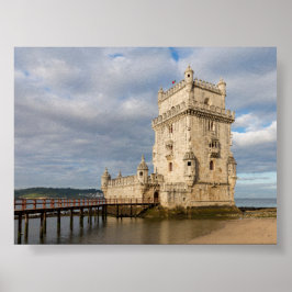 Torre de Belém in Lissabon Poster