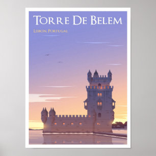 Torre de Belem Lissabon Poster