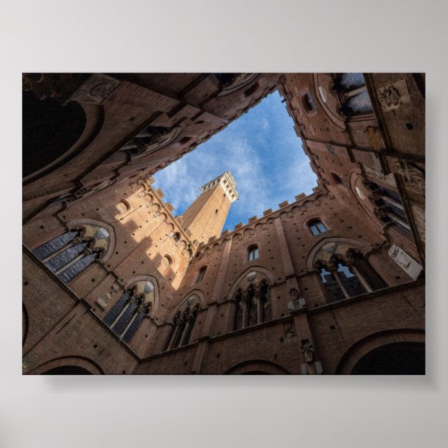 Torre del Mangia Siena Poster (Vorne)