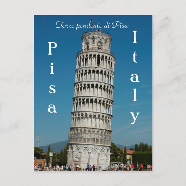 Torre pendente di Pisa Postkarte (Vorderseite)