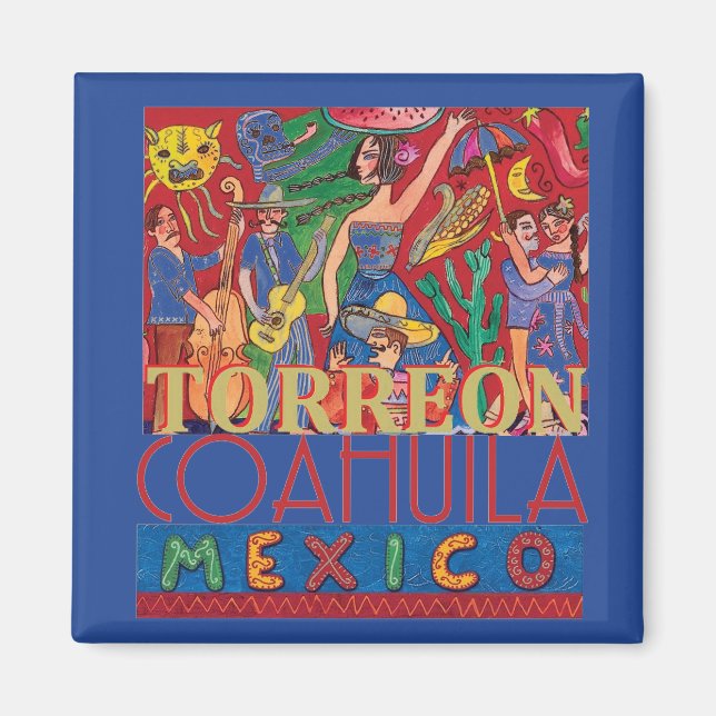 TORREON Mexico Magnet (Vorne)