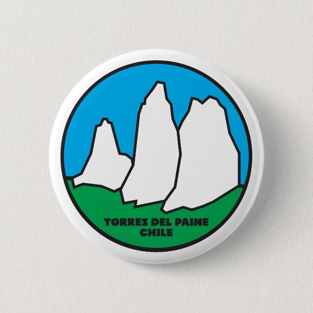 Torres Del Paine Button (Vorderseite)