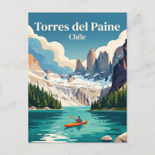Torres del Paine Chile Postkarte