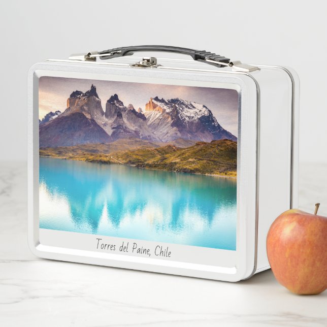 Torres del Paine Metall Brotdose (Beispiel)