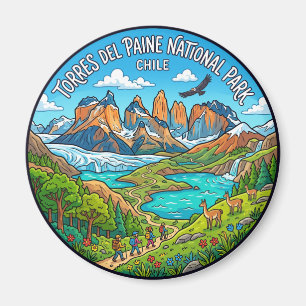 Torres del Paine Nationalpark Chile Magnet