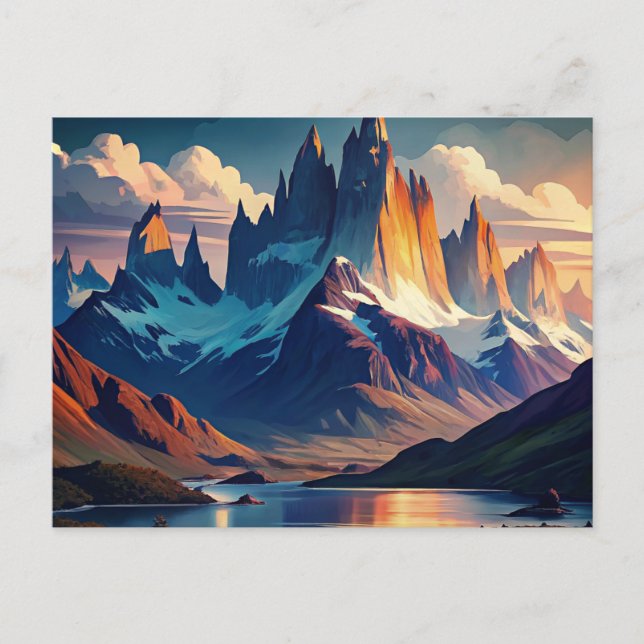 Torres del Paine Nationalpark Chile Postkarte (Vorderseite)