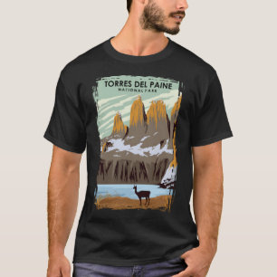 Torres Del Paine Nationalpark Vintage Minimal Chil T-Shirt