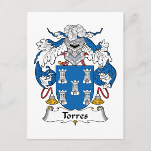 Torres Familienwappen Postkarte