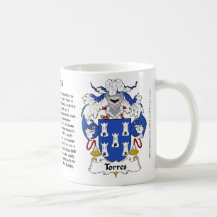 Torres Familienwappen-Tasse Tasse