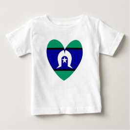 Torres Strait Islanders Herz Baby T-shirt