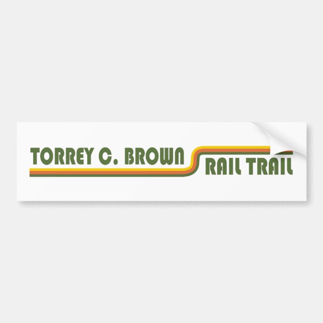 Torrey C. Brown Rail Trail Maryland Autoaufkleber (Vorne)