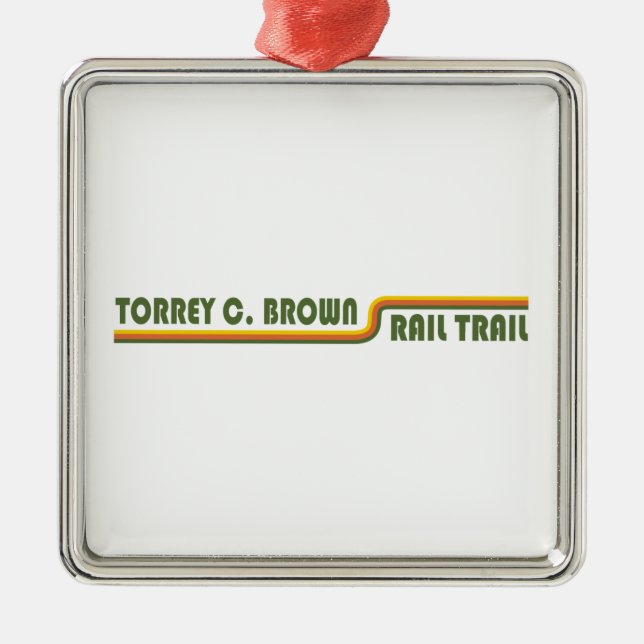 Torrey C. Brown Rail Trail Maryland Ornament Aus Metall (Vorne)