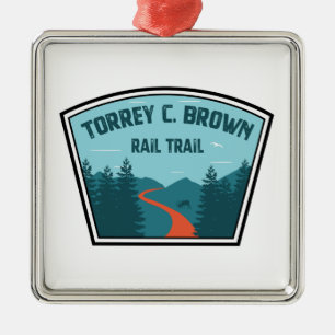 Torrey C. Brown Rail Trail Maryland Ornament Aus Metall