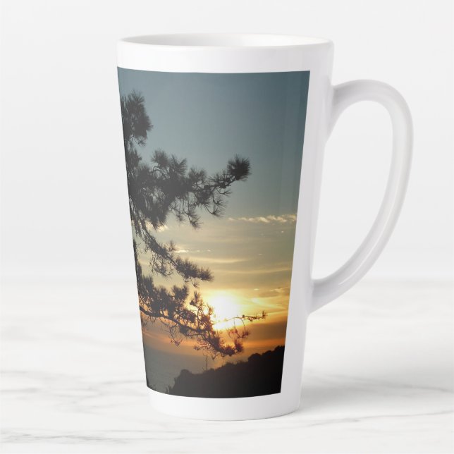Torrey Pine Sunset I California Landschaft Milchtasse (Rechts)
