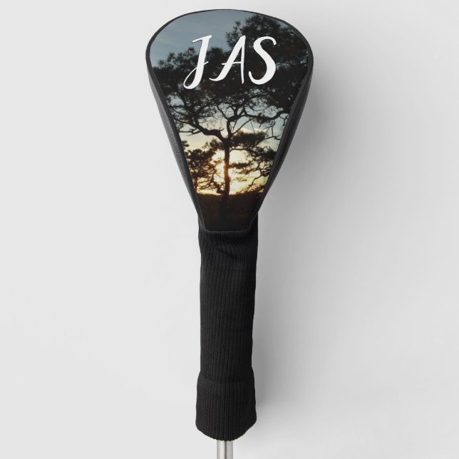 Torrey Pine Sunset II Kalifornien Landschaft Golf Headcover (Vorderseite)