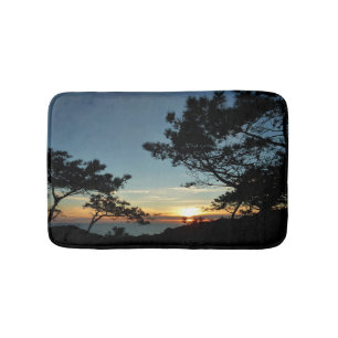 Torrey Pine Sunset III California Landschaft Badematte