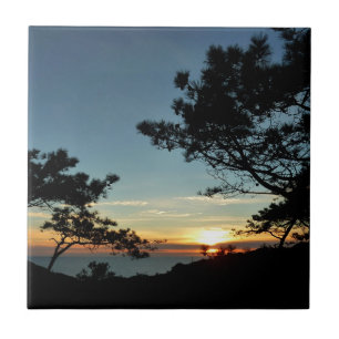 Torrey Pine Sunset III California Landschaft Fliese