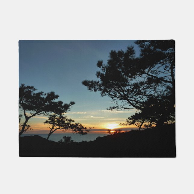 Torrey Pine Sunset III California Landschaft Fußmatte (Vorderseite)