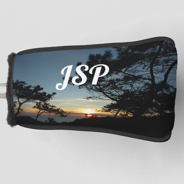 Torrey Pine Sunset III California Landschaft Golf Headcover (Vorderseite)