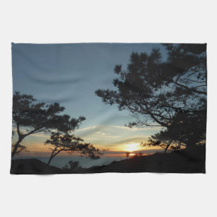 Torrey Pine Sunset III California Landschaft Handtuch